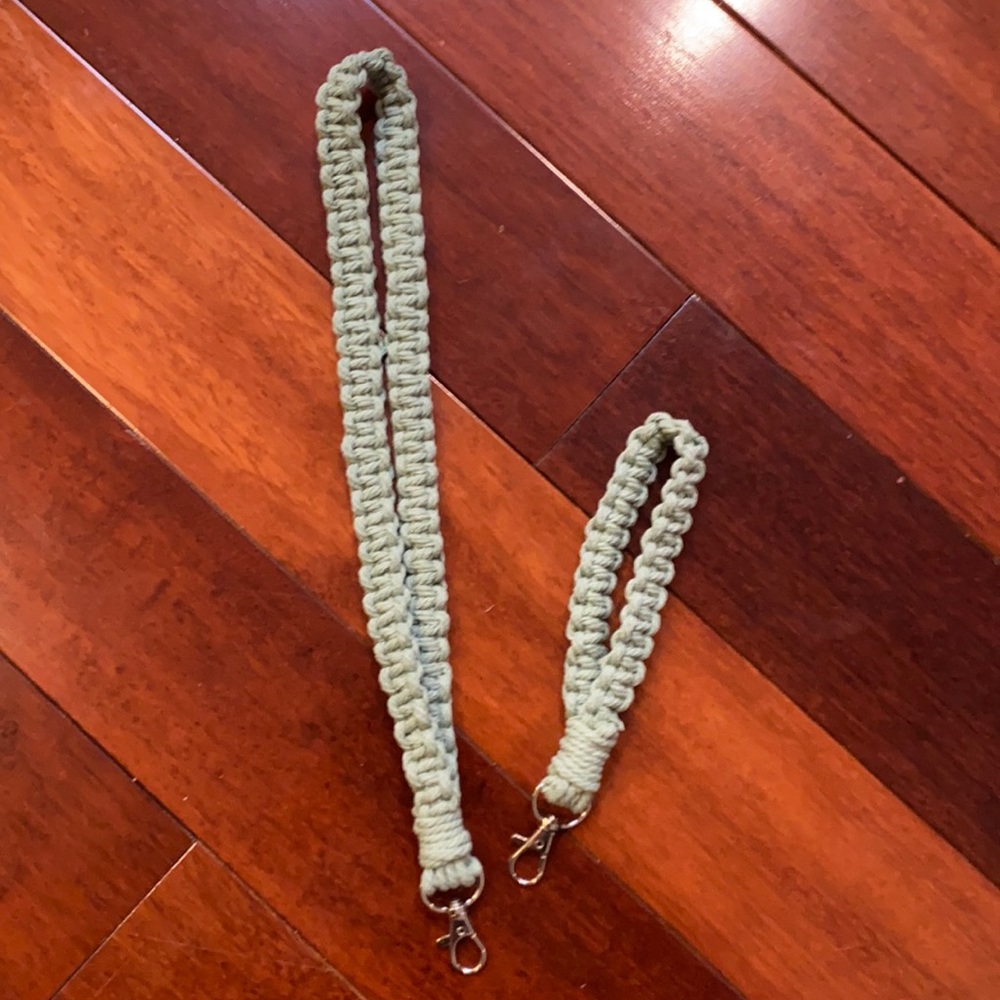 5 for $20! Macrame Wristlet and Landyard